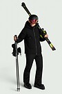 Down ski jacket with membrane 1 | BLACK | Audimas