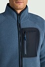 Sherpa fleece full-zip jacket 3 | BLUE | Audimas
