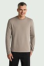 Long sleeve cotton T-shirt 1 | Cream | Audimas