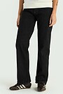 Straight fit jeans with elastane 2 | BLACK | Audimas