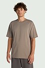 Oversized short sleeve cotton T-shirt 2 | GREY | Audimas
