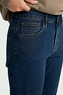 Straight fit jeans with elastane 4 | BLUE | Audimas