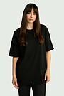 Unisex short-sleeve cotton T-shirt "Flag" 2 | BLACK | Audimas