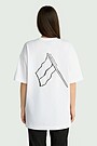 Unisex short-sleeve cotton T-shirt "Flag" 1 | WHITE | Audimas