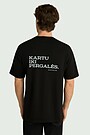 Unisex short-sleeve cotton T-shirt "Together till Victory" 3 | BLACK | Audimas