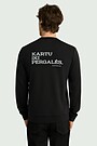 Men's cotton sweatshirt "Together to Victory" 1 | BLACK | Audimas
