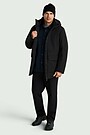 Jacket with synthetic „Thermore” insulation and membrane 1 | BLACK | Audimas