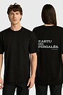 Unisex short-sleeve cotton T-shirt "Together till Victory" 1 | BLACK | Audimas
