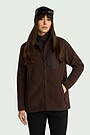 Sherpa fleece full-zip jacket 1 | BROWN | Audimas
