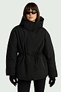 Pūkinė striukė 3 | BLACK | Audimas
