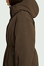 Pūkinė striukė 4 | BROWN | Audimas