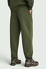 Cotton fleece sweatpants 3 | Green | Audimas