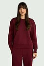 Cotton fleece sweatshirt 1 | RED | Audimas