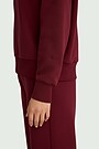Cotton fleece sweatshirt 3 | RED | Audimas