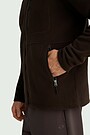 Full-zip fleece sweatshirt 4 | BROWN | Audimas