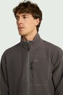 Full-zip fleece sweatshirt 3 | GREY | Audimas