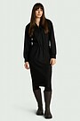 Dress with long sleeves 1 | BLACK | Audimas