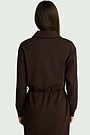 Dress with long sleeves 3 | BROWN | Audimas