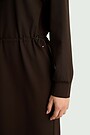 Dress with long sleeves 4 | BROWN | Audimas