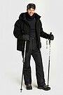 Universal down ski jacket with membrane 2 | BLACK | Audimas