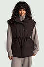 Oversized down vest 2 | BROWN | Audimas