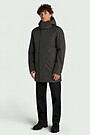 Elongated jacket with synthetic insulation 2 | CHAKI | Audimas