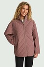 Quilted jacket with synthetic insulation 2 | PINK | Audimas